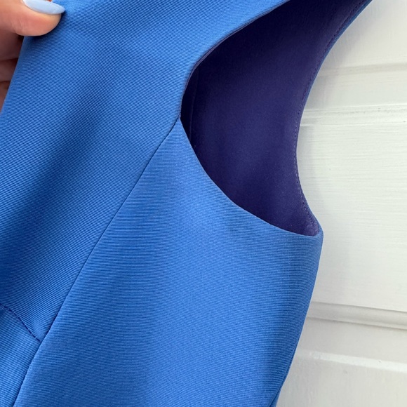 J Mendel Blue Silk Mini Dress - Picture 3 of 9